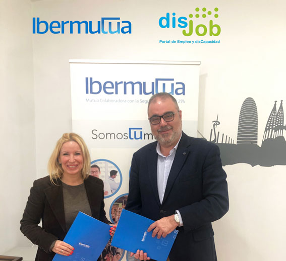 Ibermutua y Disjob firman un acuerdo de colaboración