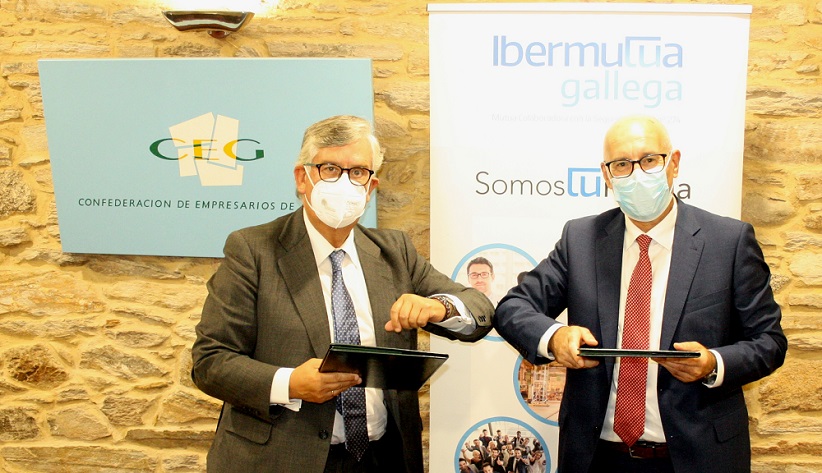Ibermutua y la Confederación de Empresarios de Galicia firman un convenio de colaboración