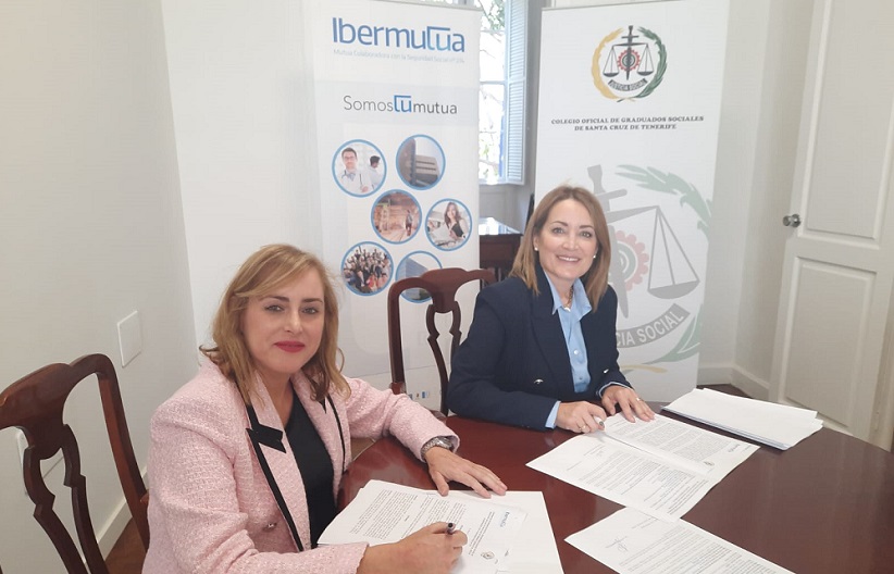 Firma convenio graduados sociales Tenerife